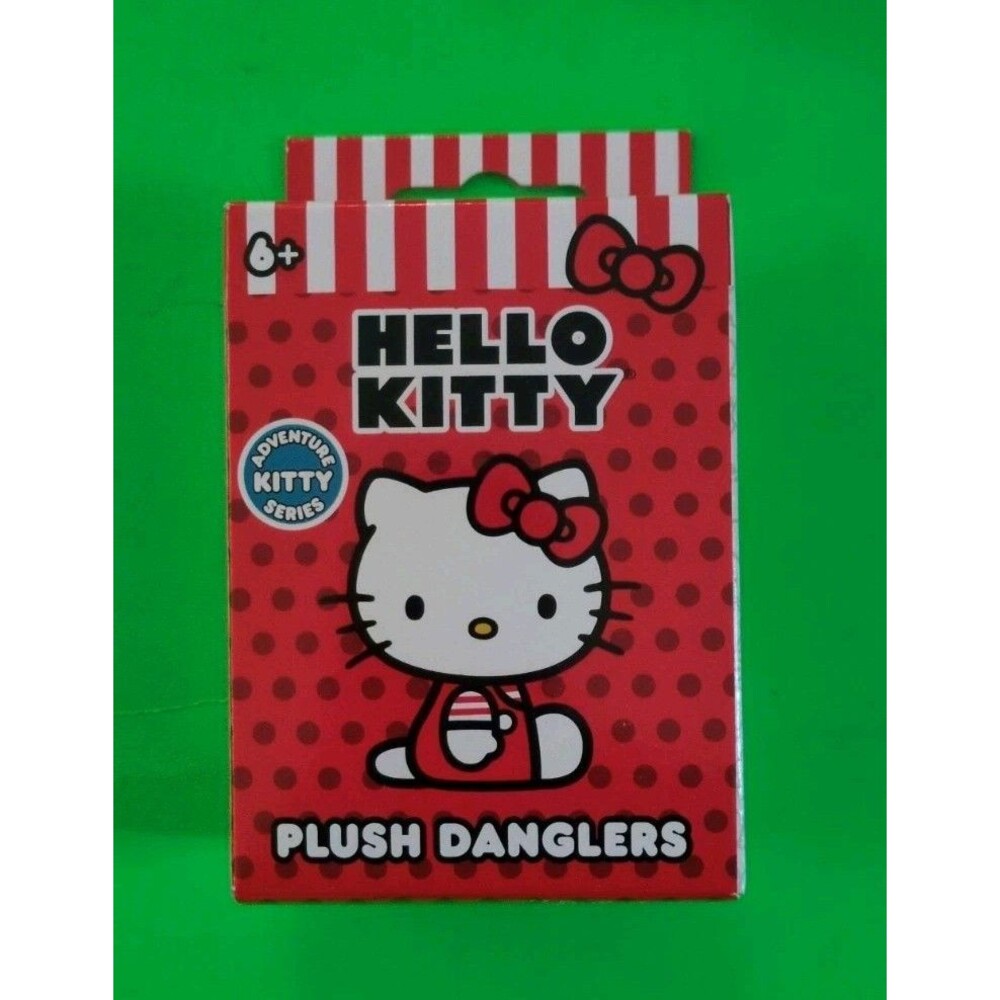 Hello Kitty Adventure Kitty Series Plush Danglers Boxed Red/White Cat Character